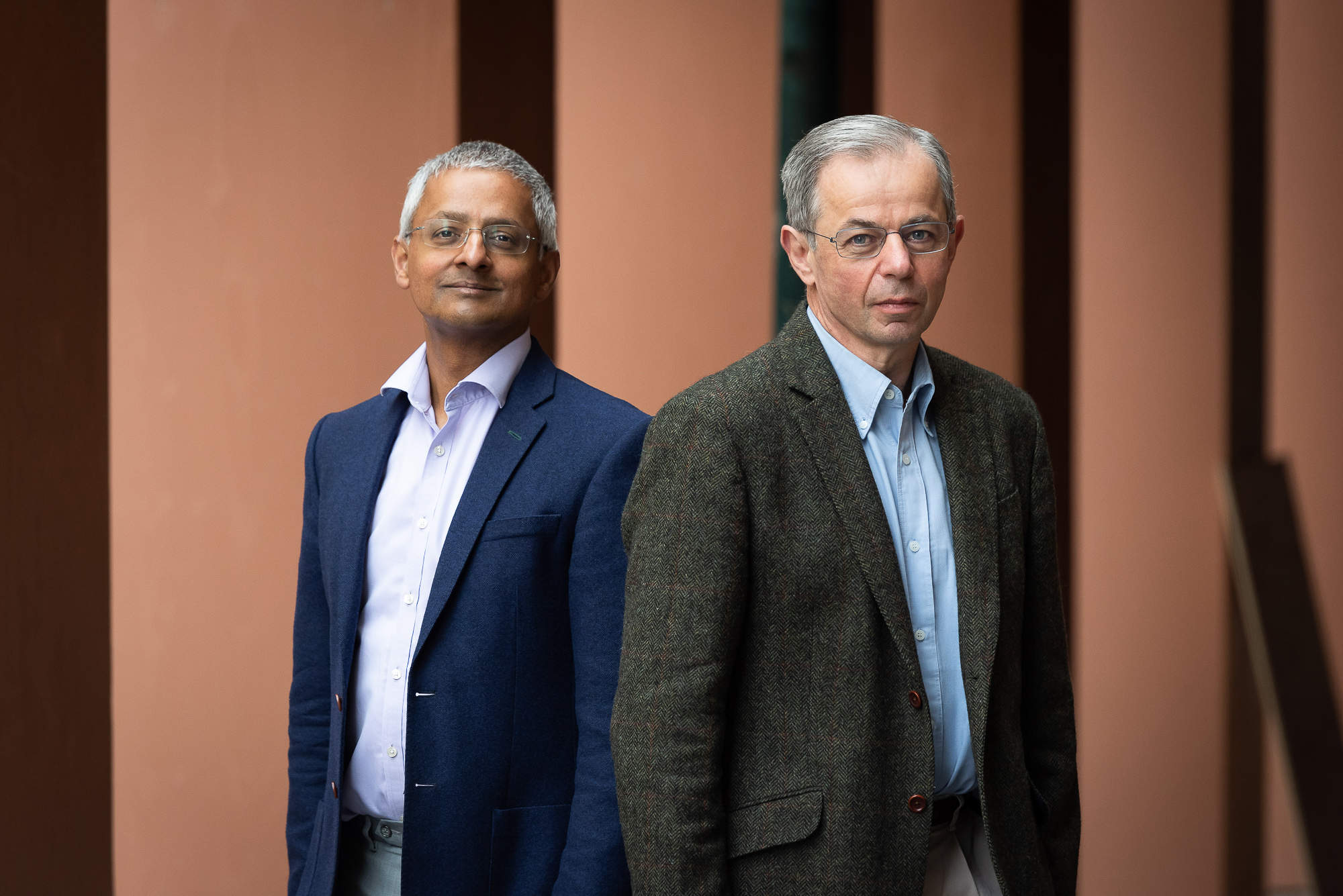 In this picture is 2020 Millennium Technology Prize Winners Professor Shankar Balasubramanian and Professor David Klenerman