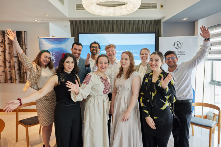 Image of the Young Scientists from Finland at Global Young Scientists Summit in Singapore in January 2025.